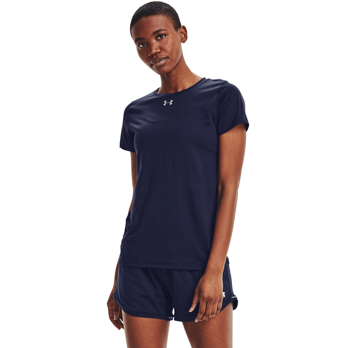 Under Armour Womens UA Short Sleeve Locker Tee 2.0 - Midnight