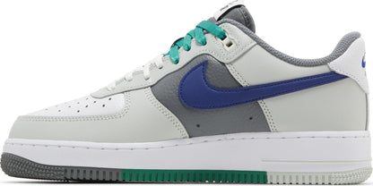 Nike Men's Air Force 1 Low '07 Lv8 'Split Light Silver Deep Royal Blue' Sneakers