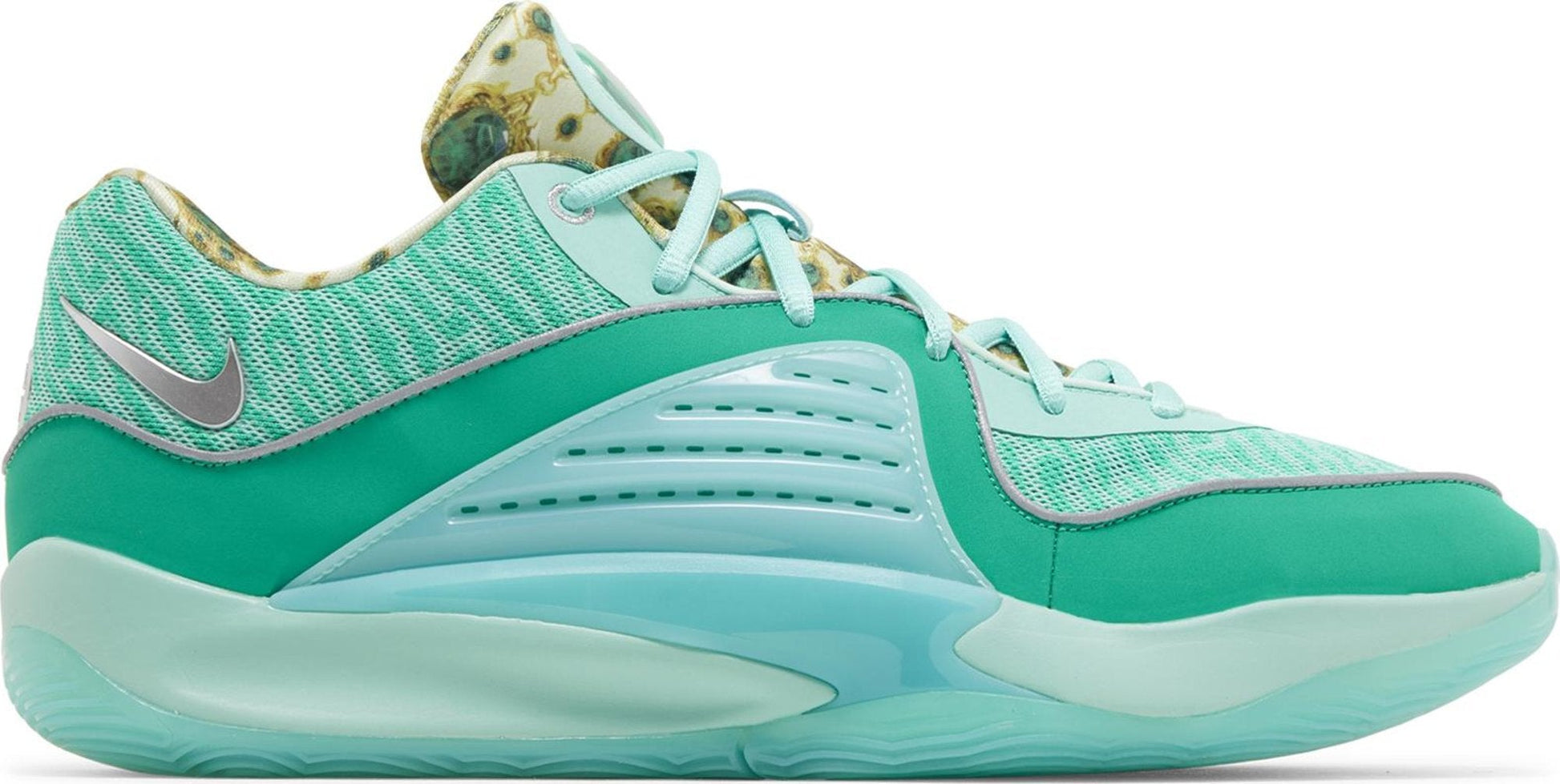 Mint Foam/Metallic Silver-Emerald Rise-