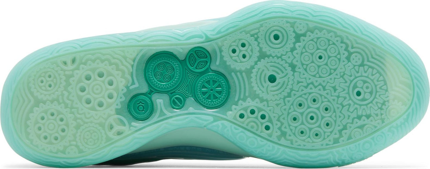 Mint Foam/Metallic Silver-Emerald Rise-