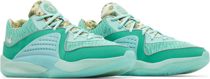 Nike Men's Kd16 "Wanda" - Mint Foam/Metallic Silver-Emerald Rise Sneakers