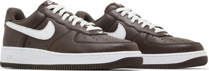 Nike Men's Air Force 1 Low Retro 'Color Of The Month Chocolate' Sneakers