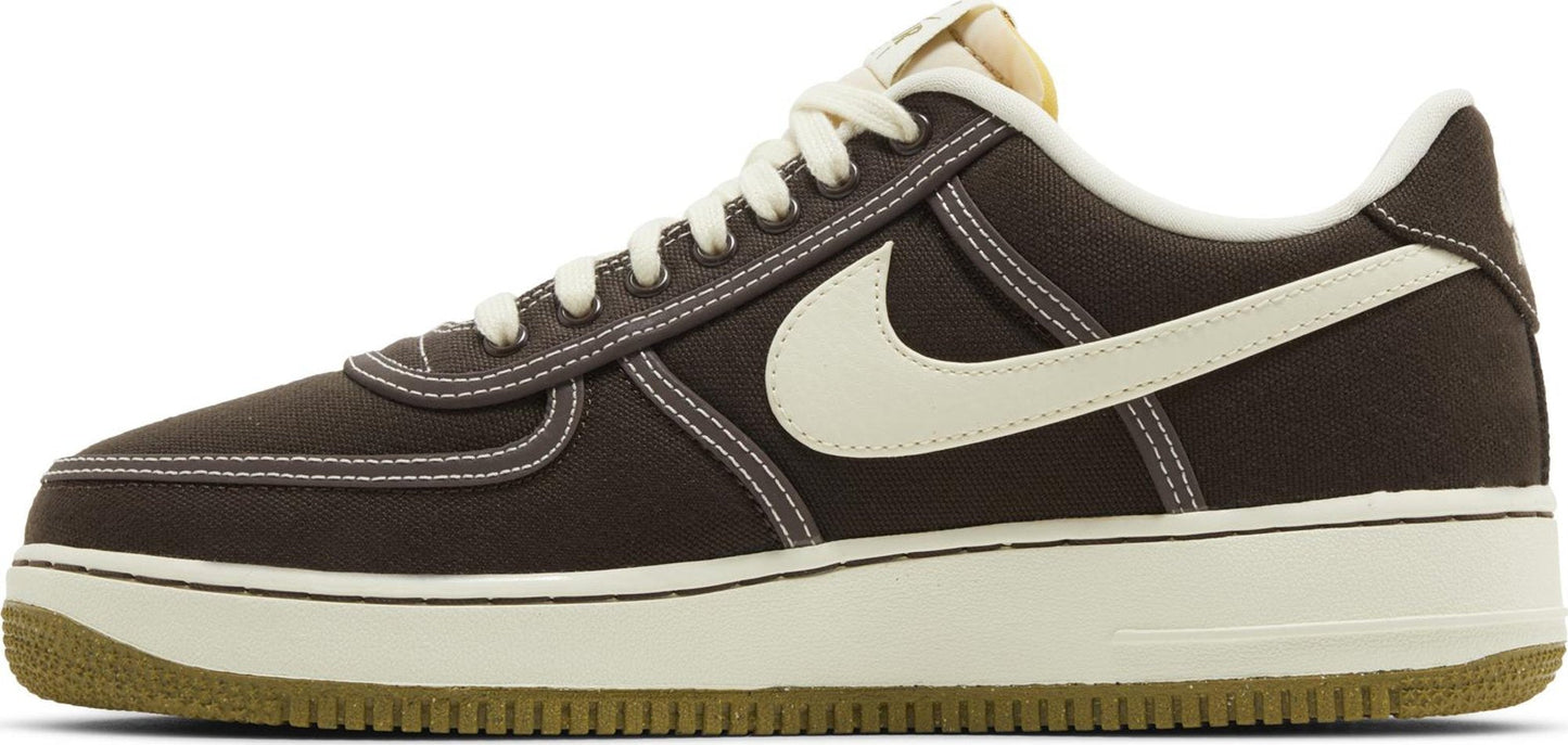 Nike Men's Air Force 1 Low '07 Prm 'Canvas Baroque Brown' Sneakers