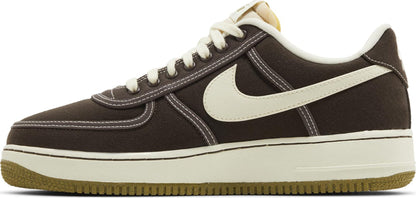 Nike Men's Air Force 1 Low '07 Prm 'Canvas Baroque Brown' Sneakers