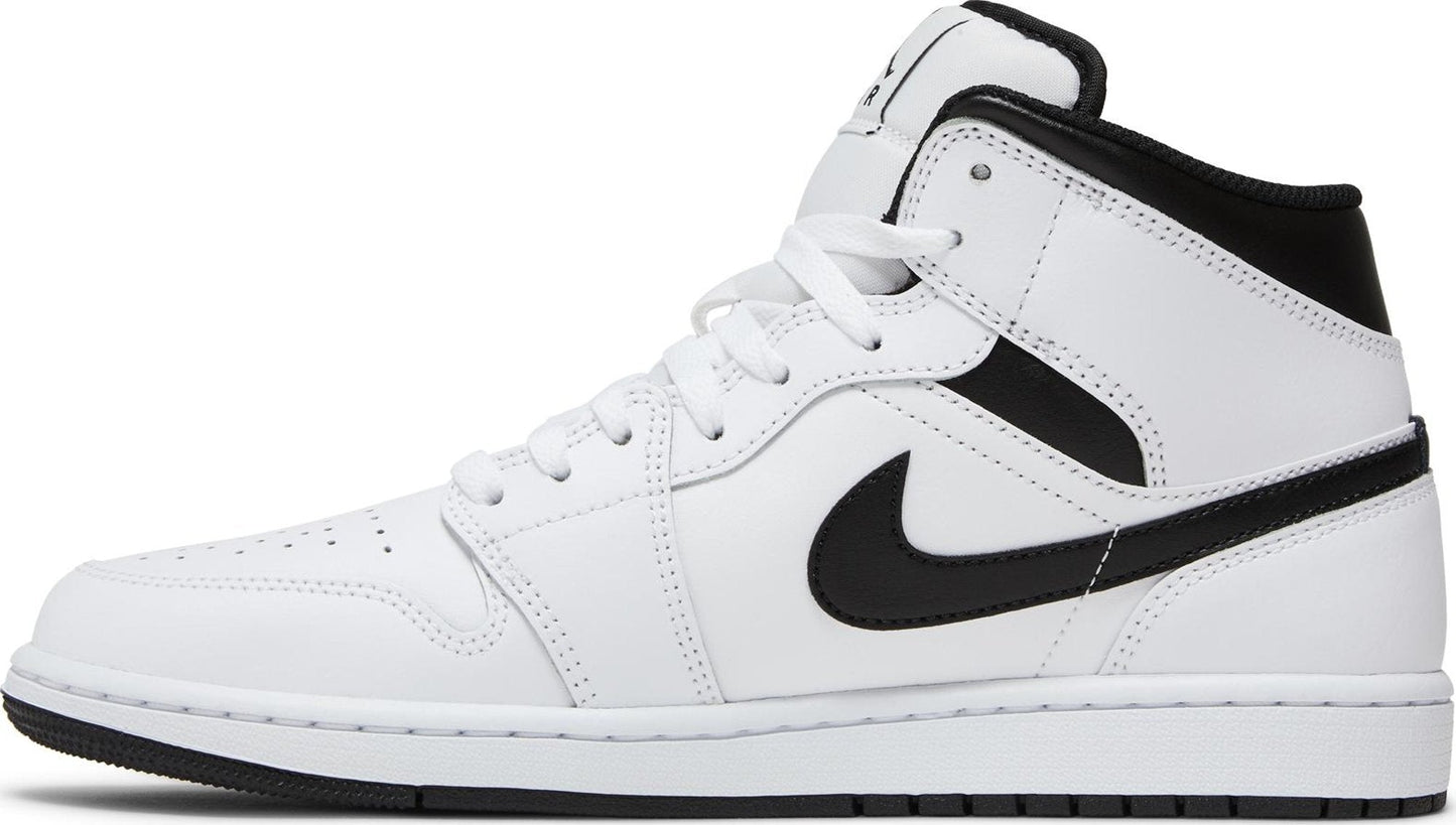 Air Jordan Men's Retro 1 Mid 'Reverse Panda' Sneakers