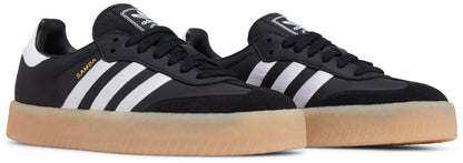 [ID0436] Womens adidas Originals Sambae 'Black White Gum'