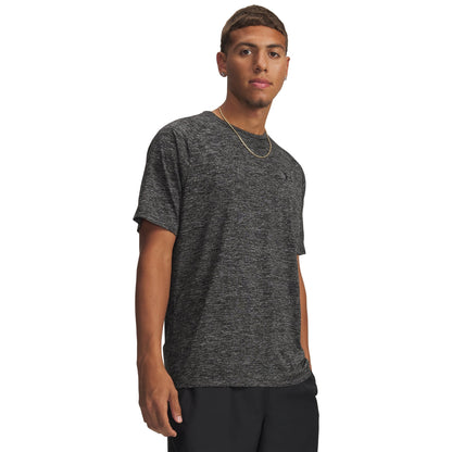 Under Armour Youth UA Tech 2.0 Short Sleeve T-Shirt - Black Heather