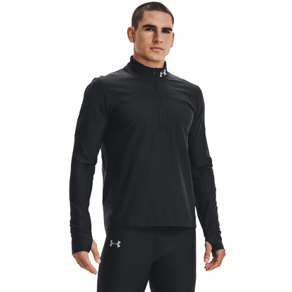 Under Armour Mens UA Sweatshirt Qualifier Half Zip - Black