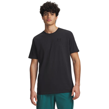 Under Armour Mens UA Sportstyle Left Chest Short Sleeve T-Shirt - Black
