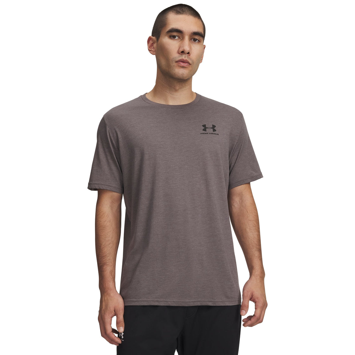 Under Armour Mens UA Sportstyle Left Chest Short Sleeve T-Shirt - Gray