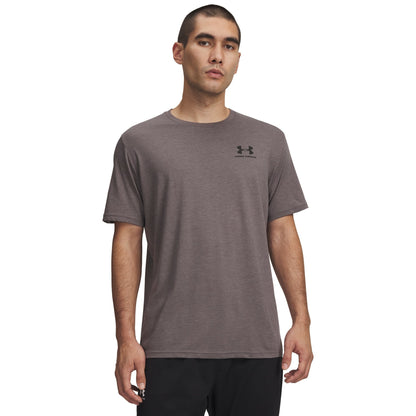 Under Armour Mens UA Sportstyle Left Chest Short Sleeve T-Shirt - Gray