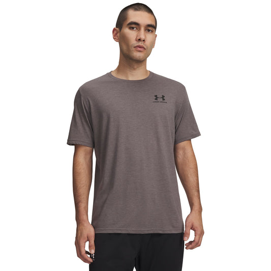 Under Armour Mens UA Sportstyle Left Chest Short Sleeve T-Shirt - Gray