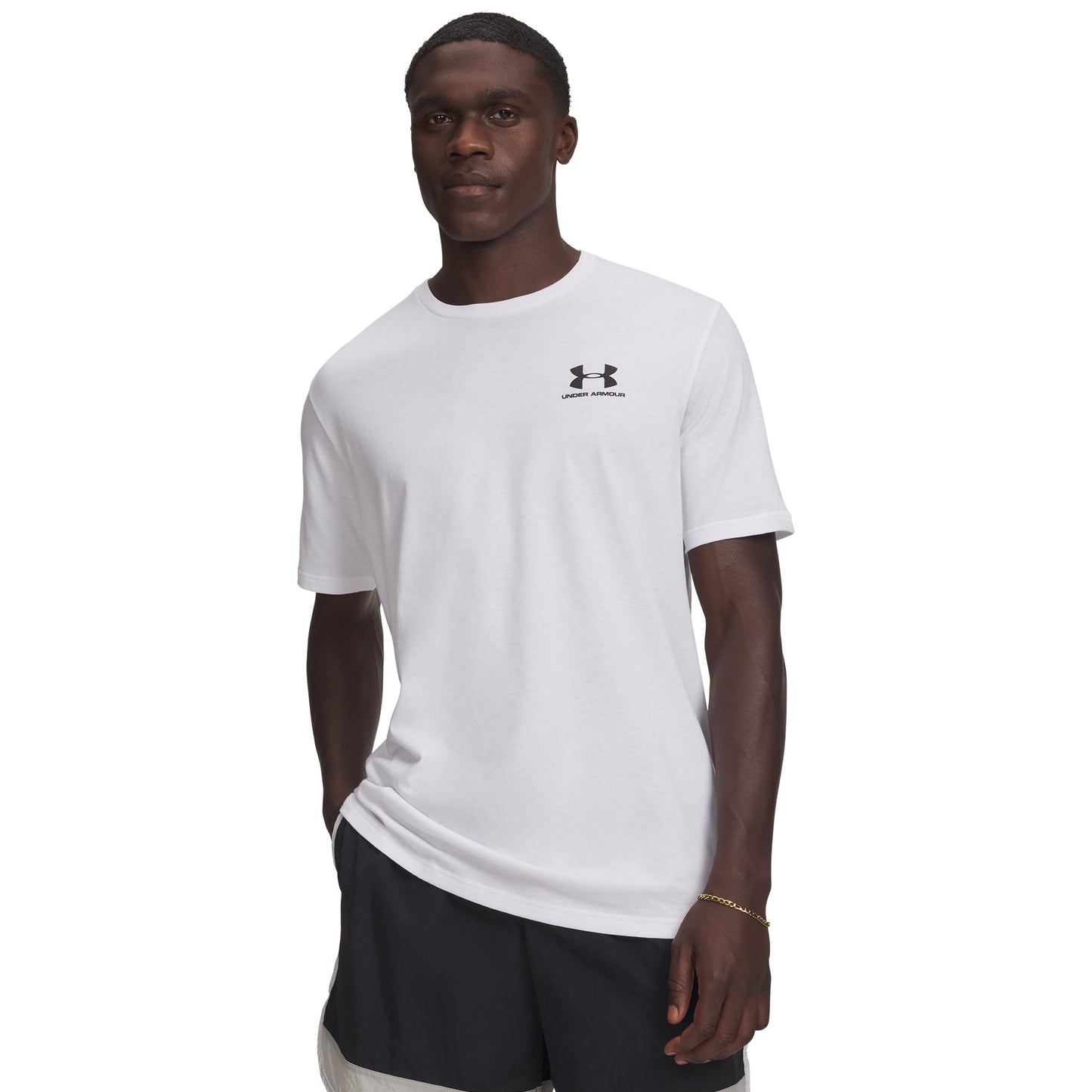 Under Armour Mens UA Sportstyle Left Chest Short Sleeve T-Shirt - White