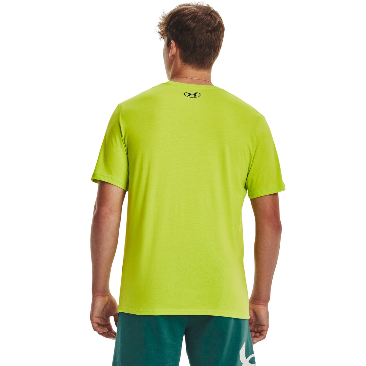 Under Armour Mens UA Sportstyle Left Chest Short Sleeve T-Shirt - Velocity/Black/Black