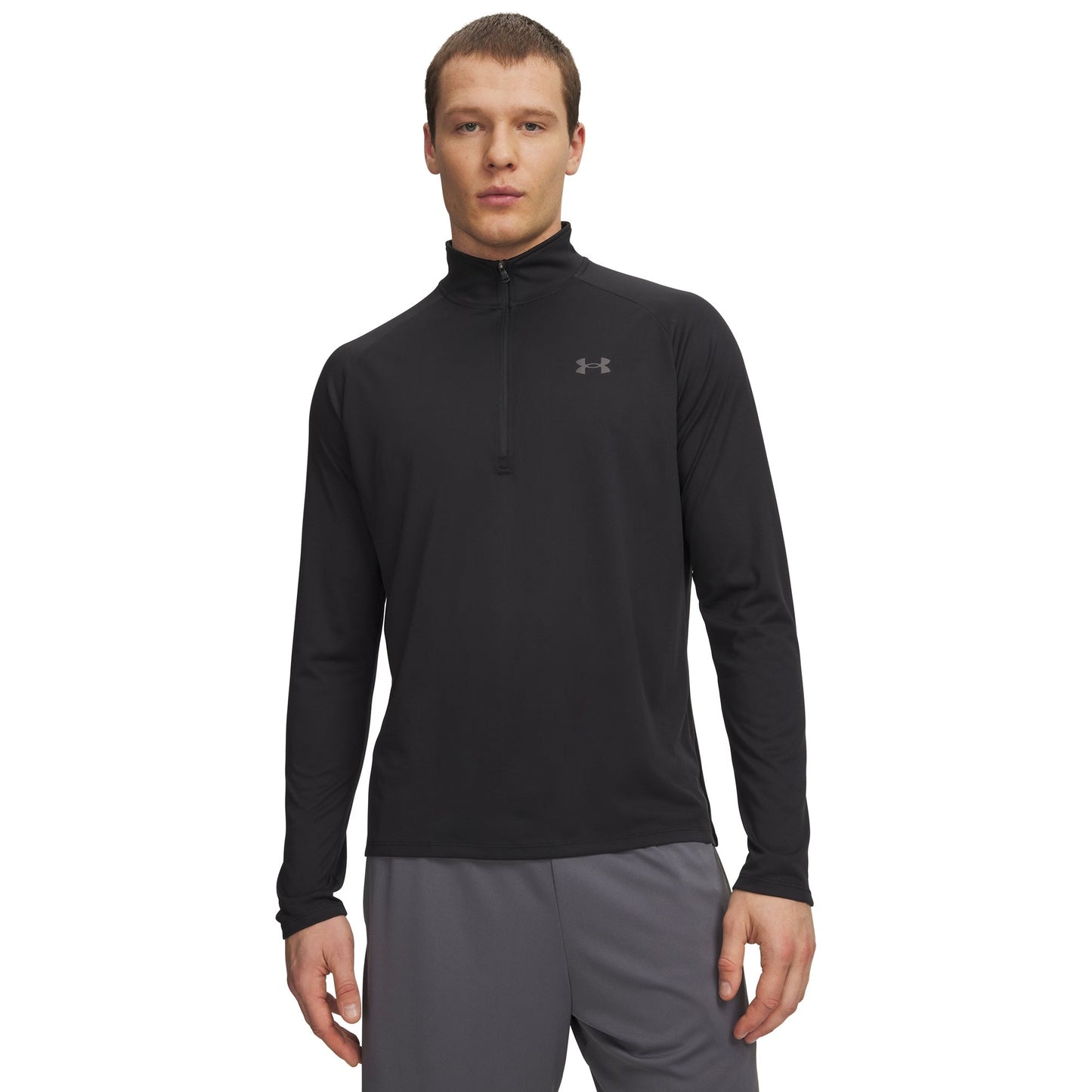 Under Armour Mens UA Tech 2.0 1/2 Zip Sweatshirt - Black