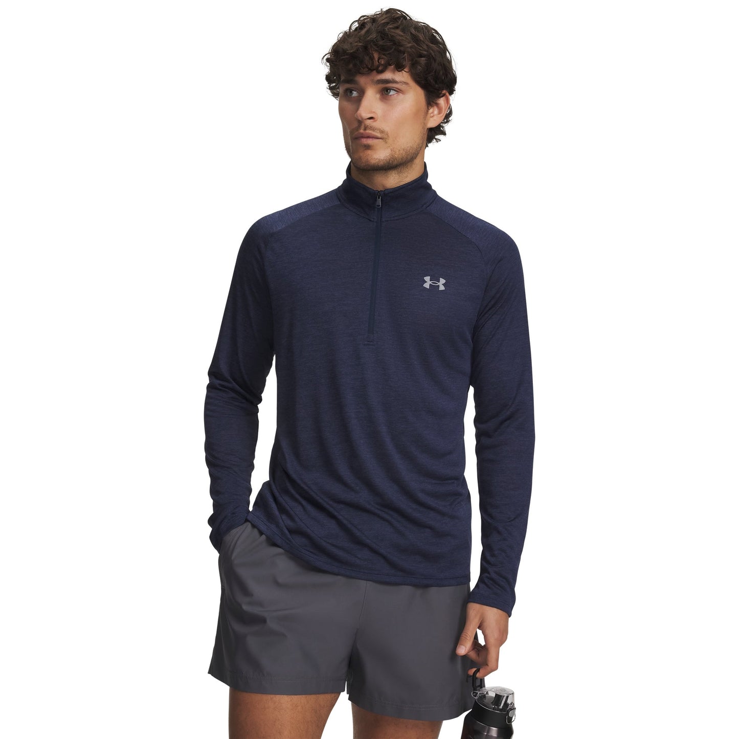 Under Armour Mens UA Tech 2.0 1/2 Zip Sweatshirt - Academy