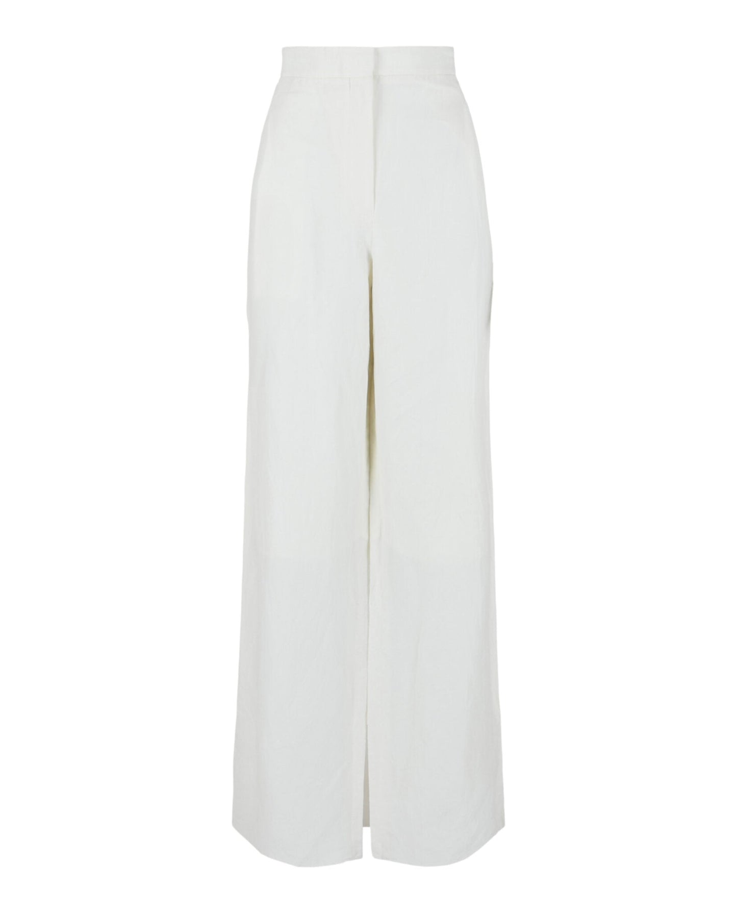Ferragamo Wide-Leg Linen Pants