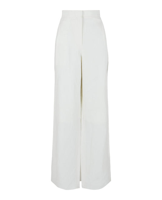 Ferragamo Wide-Leg Linen Pants