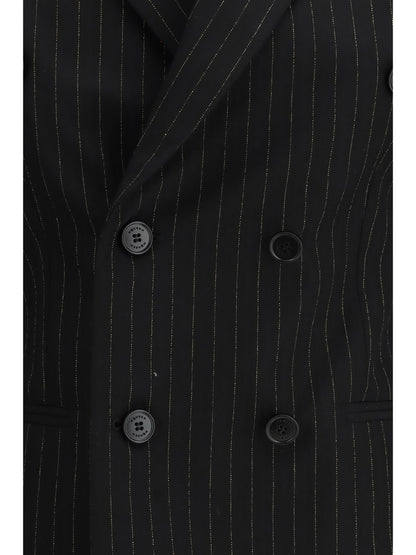 Jacket Double-Breasted Black/Gold