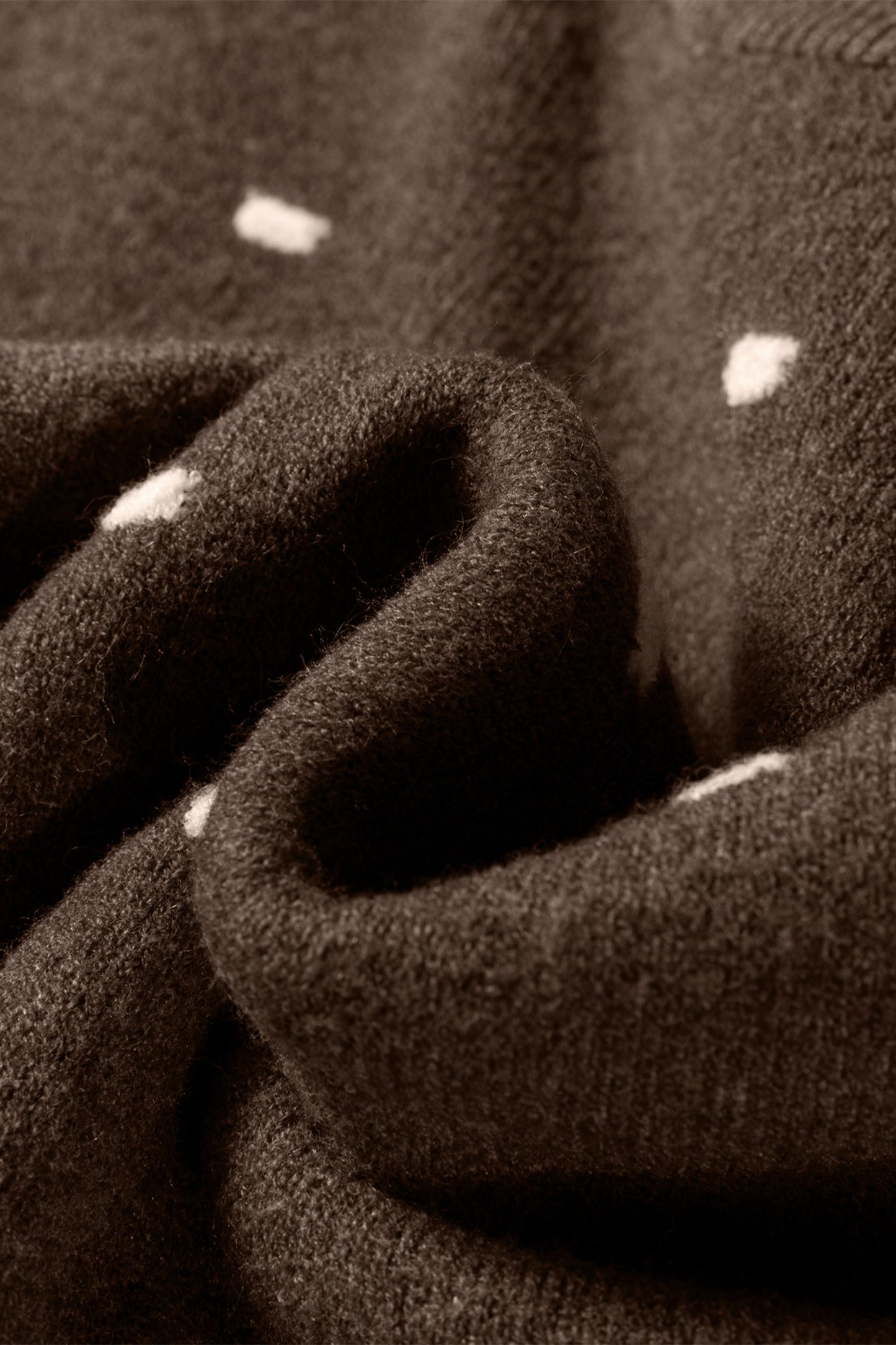 Threaded Pear Renata Ribbed Edge Knit Sweater