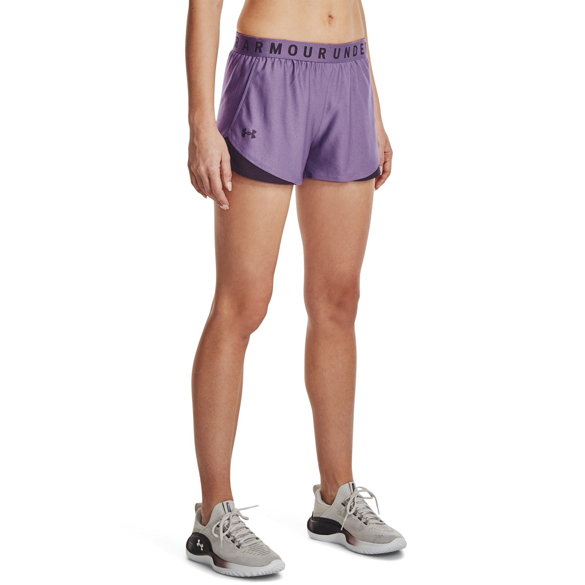 Under Armour Womens UA Play Up Shorts 3.0 - Retro Purple/Tux Purple