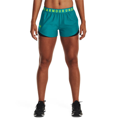 Under Armour Womens UA Play Up Shorts 3.0 - Lime Surge