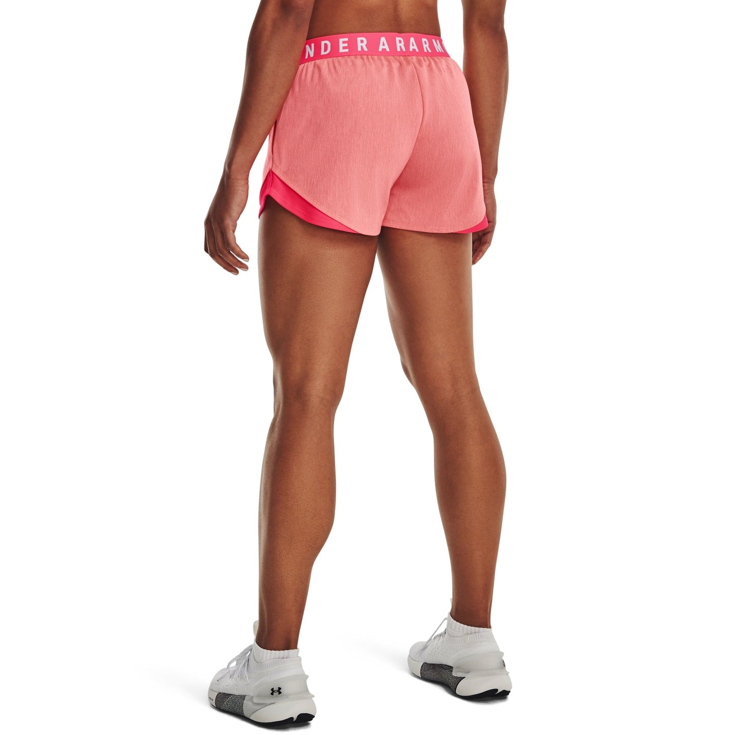 Under Armour Womens UA Play Up 3.0 Twist Shorts - Posh Pink/White