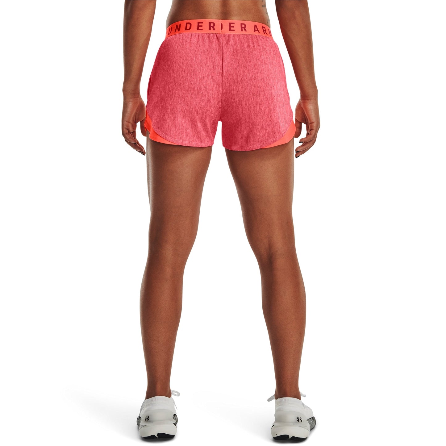 Under Armour Womens UA Play Up 3.0 Twist Shorts - Orange