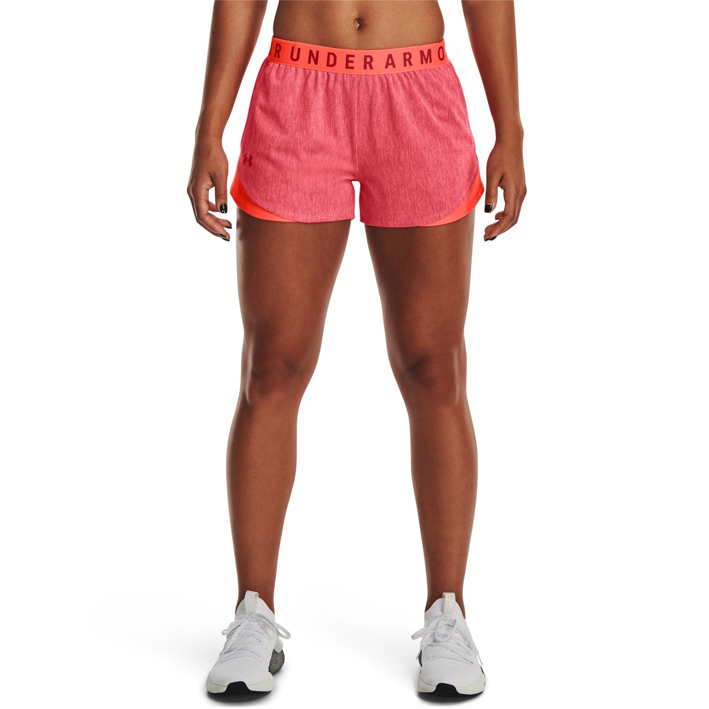 Under Armour Womens UA Play Up 3.0 Twist Shorts - Orange