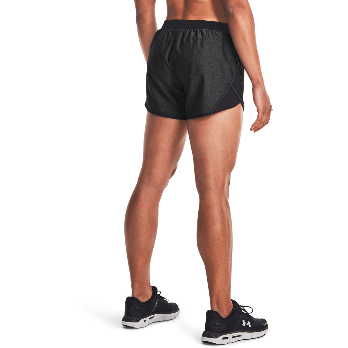 Under Armour Womens UA Fly By 2.0 Short - Black/Heather