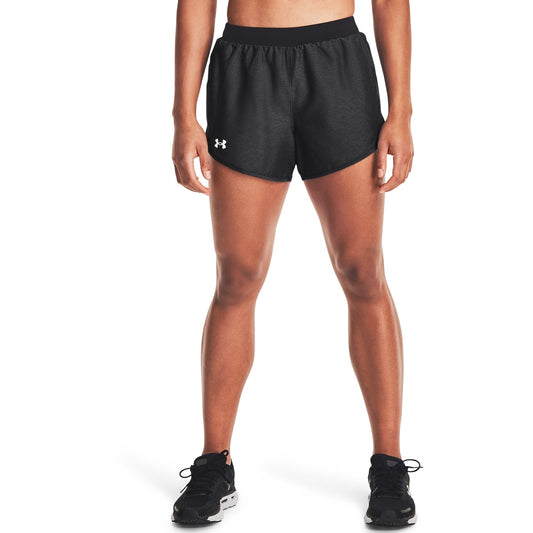 Under Armour Womens UA Fly By 2.0 Short - Black/Heather