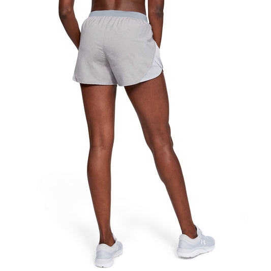 Under Armour Womens UA Fly By 2.0 Short - Gray Wolf Full Heather