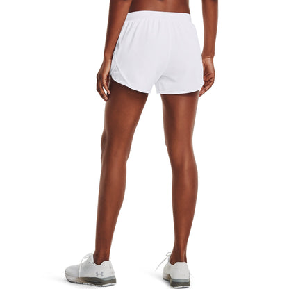 Under Armour Womens UA Fly By 2.0 Short - White