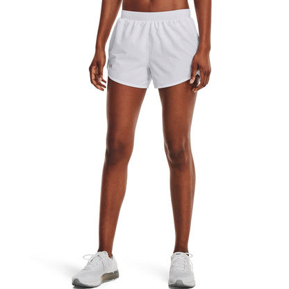 Under Armour Womens UA Fly By 2.0 Short - White