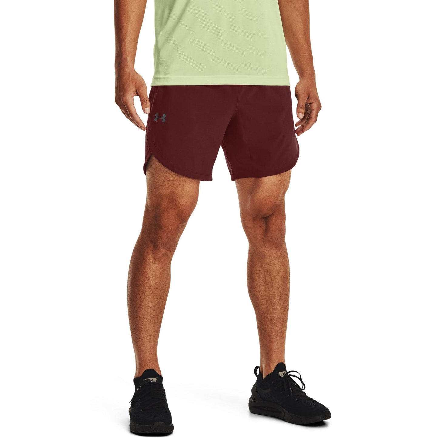 Under Armour Mens UA Stretch-Woven Shorts - Red