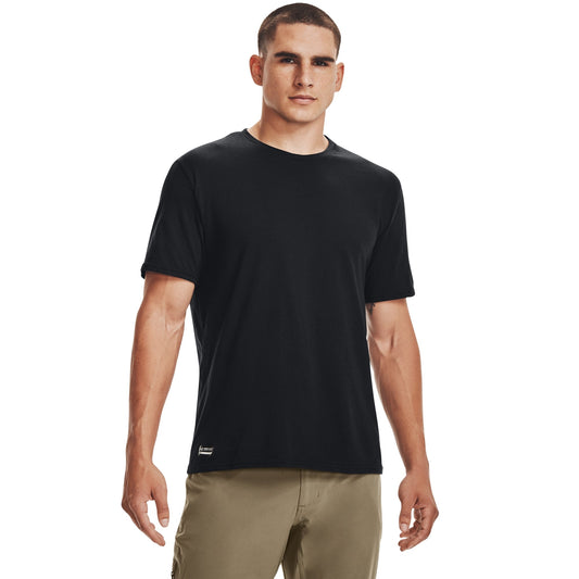 Under Armour Mens UA Tactical Cotton T-Shirt - Black