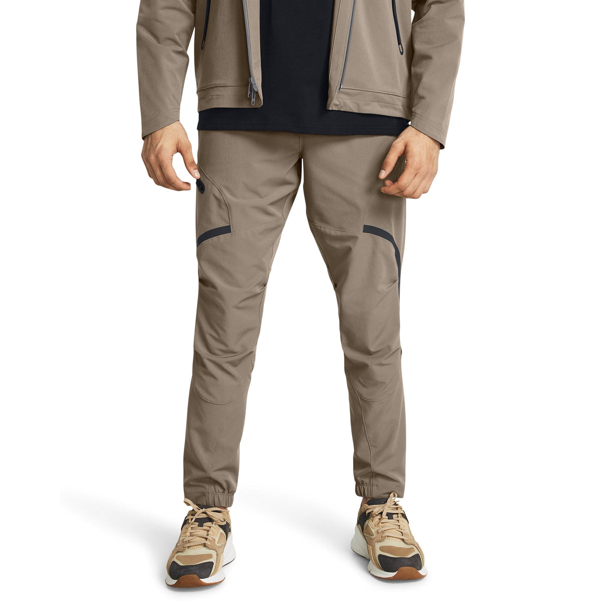 Under Armour Mens UA Unstoppable Cargo Pants - Taupe/Black