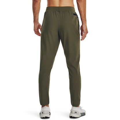 Under Armour Mens UA Unstoppable Tapered Jogging Bottoms - Green