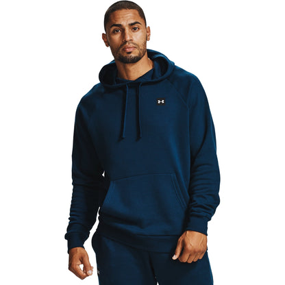 Under Armour Mens UA Rival Fleece Hoodie - Academy