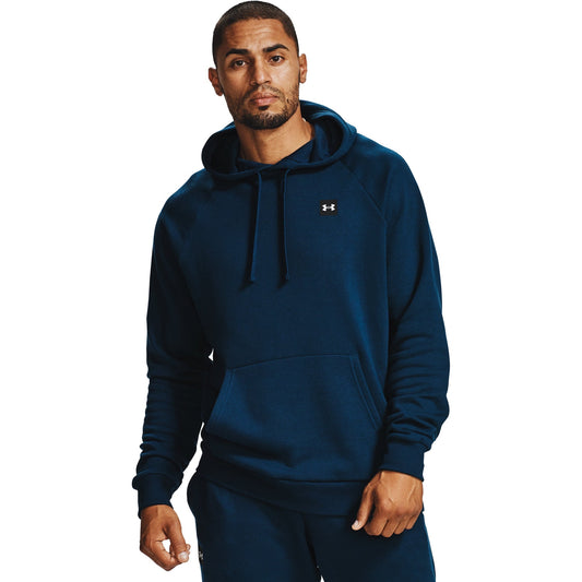 Under Armour Mens UA Rival Fleece Hoodie - Academy