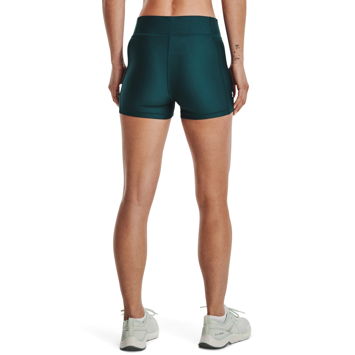 Under Armour Womens UA Heatgear Armour Shorts - Tourmaline Teal