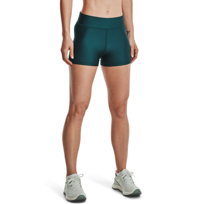 Under Armour Womens UA Heatgear Armour Shorts - Tourmaline Teal