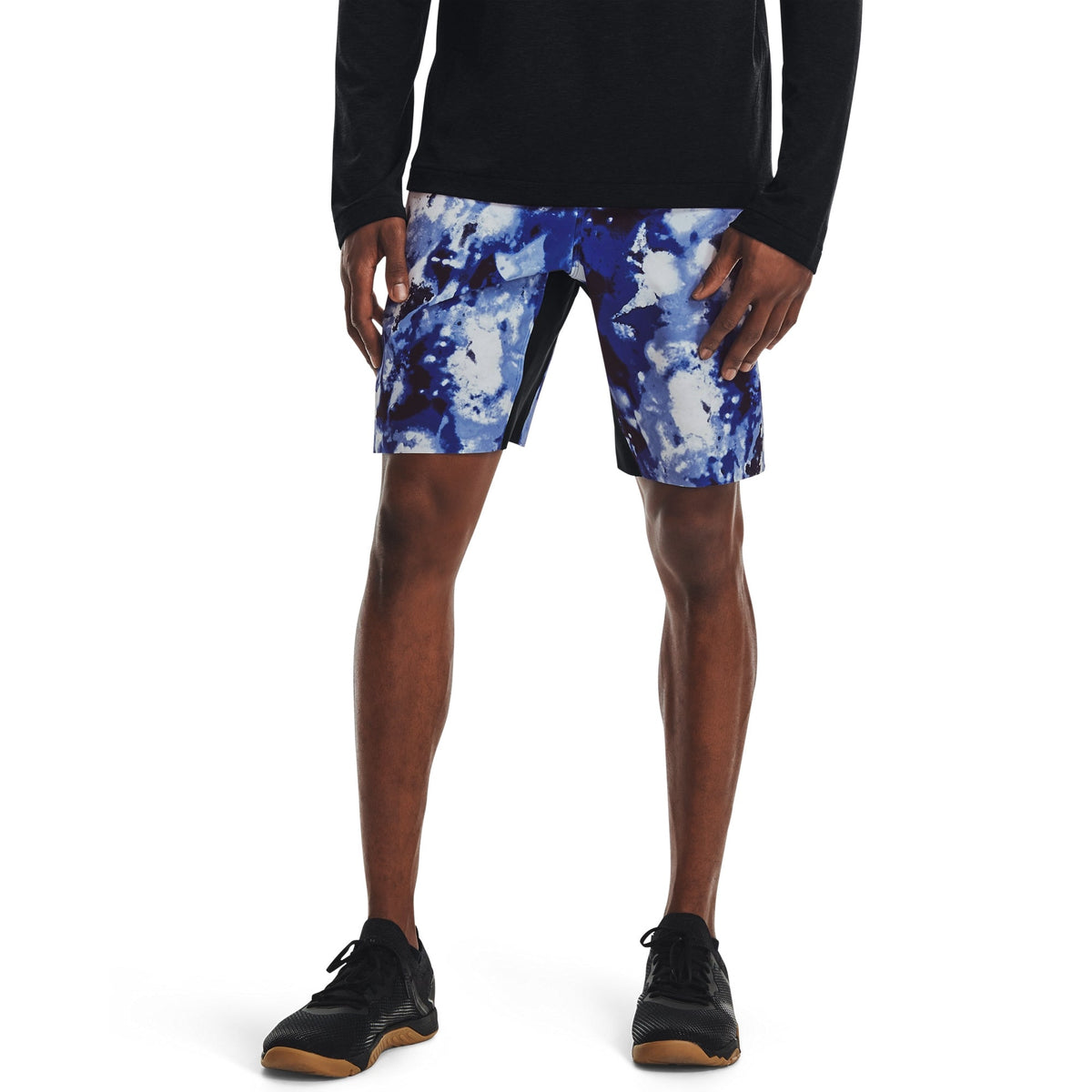 Under Armour Mens UA Reign Woven Shorts - Blue/Black