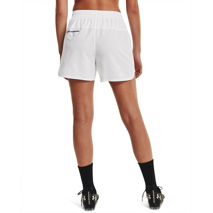 Under Armour Womens UA Accelerate Training Shorts 4.5" - White/Black