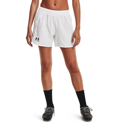 Under Armour Womens UA Accelerate Training Shorts 4.5" - White/Black