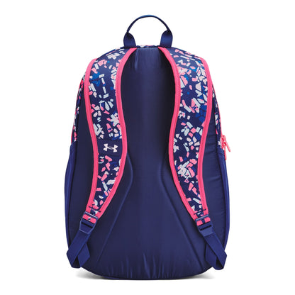 Under Armour Unisex UA Hustle Sport Backpack - Blue/Pink/Blue