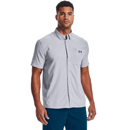 Under Armour Mens UA Drift Tide 2.0 Short Sleeve Shirt - Mod Gray