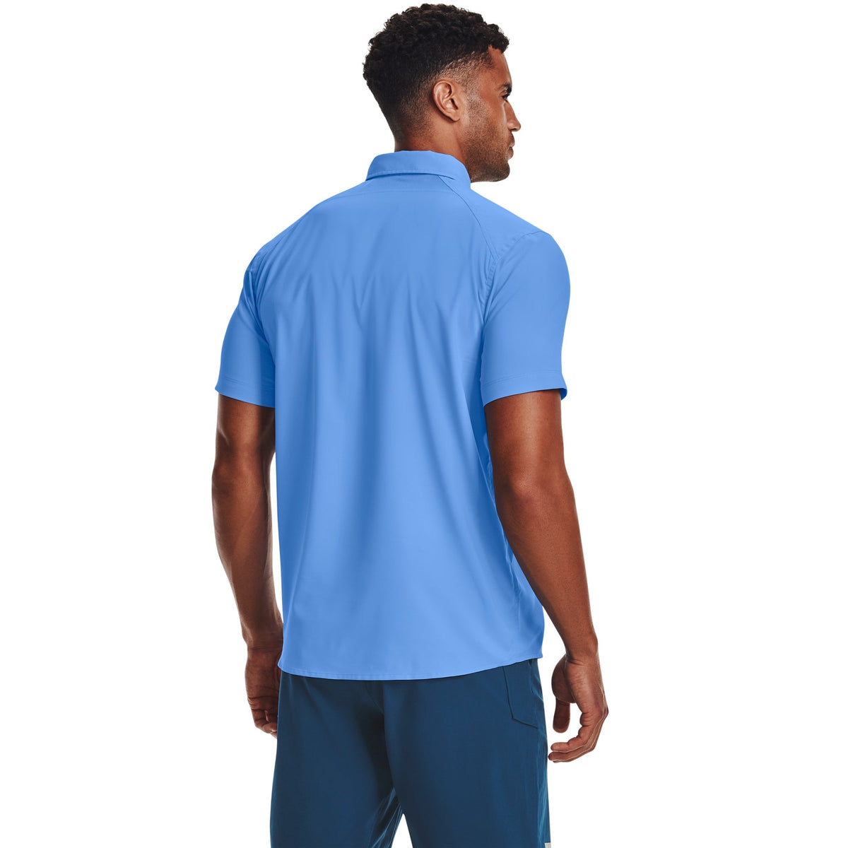 Under Armour Mens UA Drift Tide 2.0 Short Sleeve Shirt - Carolina Blue