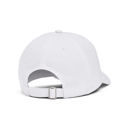 Under Armour Mens UA Branded Adjustable Hat - White/Black