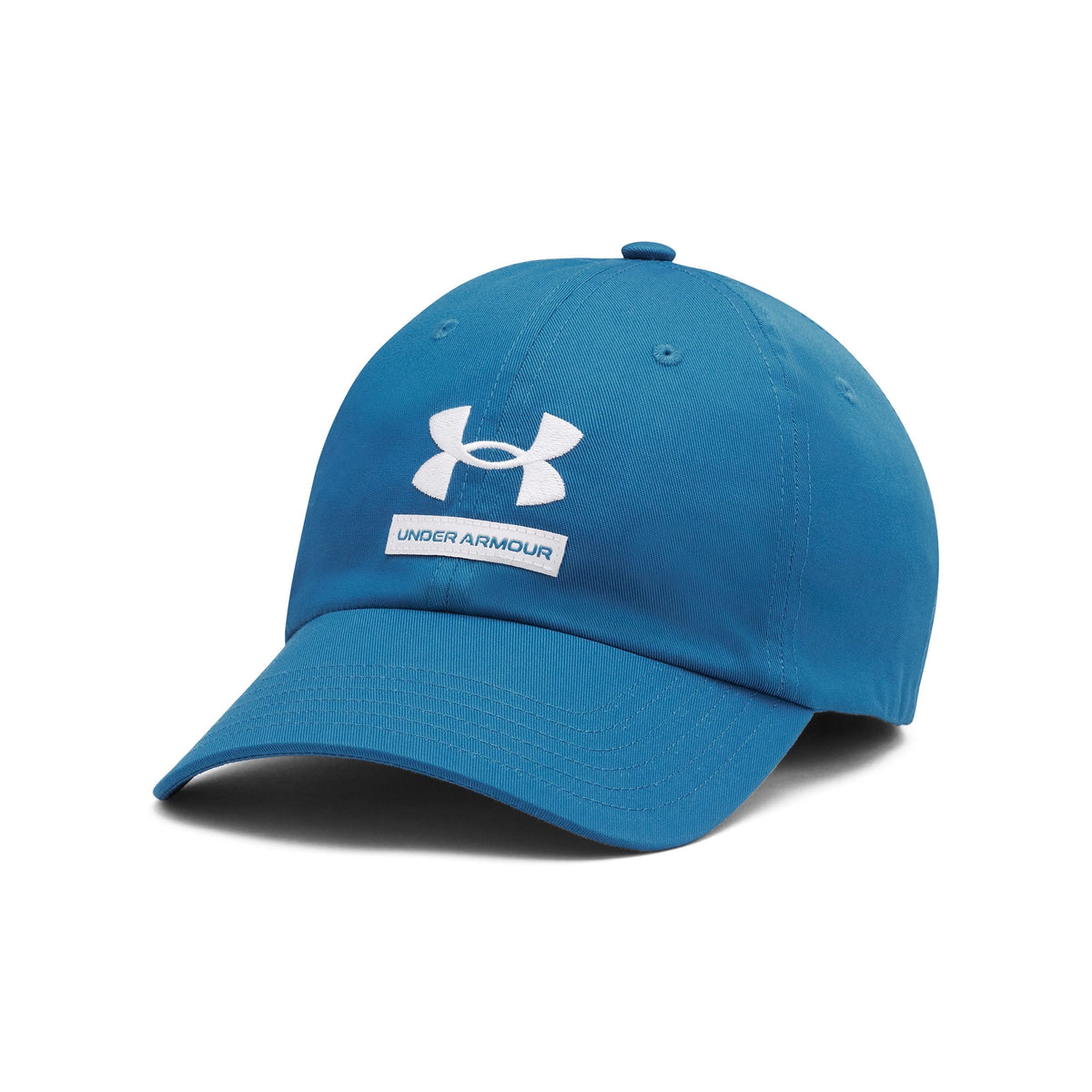 Under Armour Mens UA Branded Adjustable Hat - Photon Blue/White